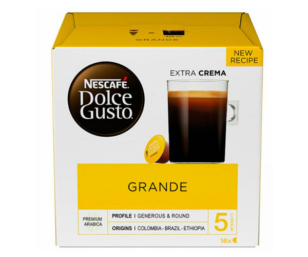 Кофе в капсулах NESCAFE Dolce Gusto Grande Extra Crema - 16 шт