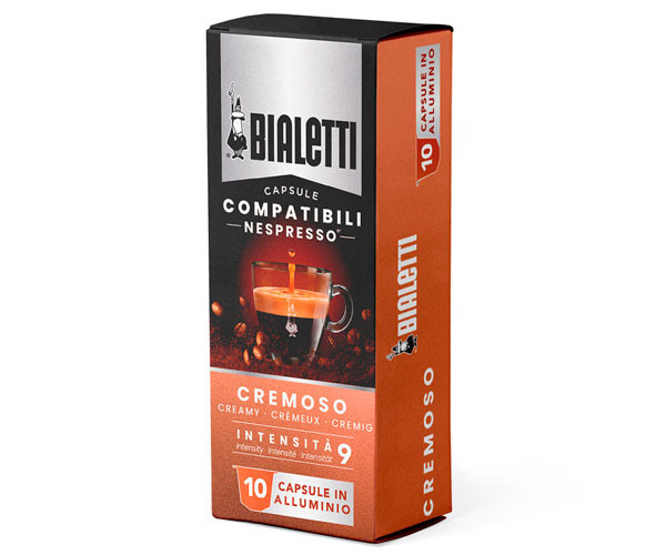 Кофе в капсулах Bialetti Nespresso Cremoso 10 шт