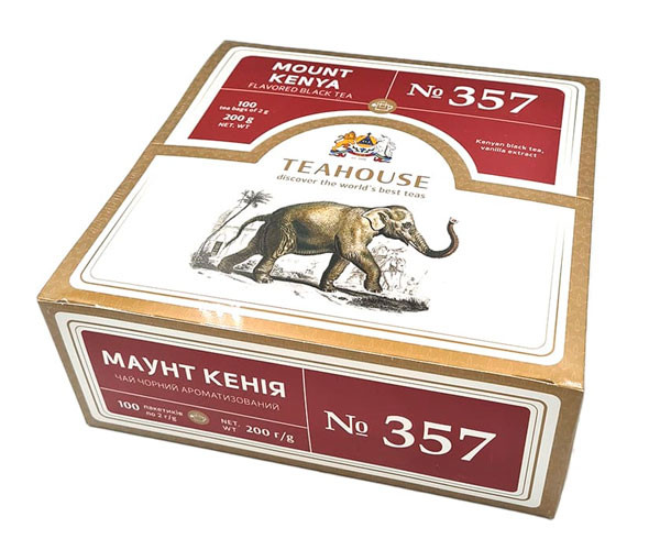 Черный чай Teahouse Mount Kenya в саше 100х2 г