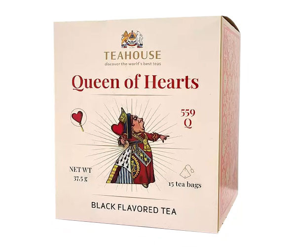 Черный чай Teahouse №559 Чирвовая Королева в пирамидках 15х2,5 г