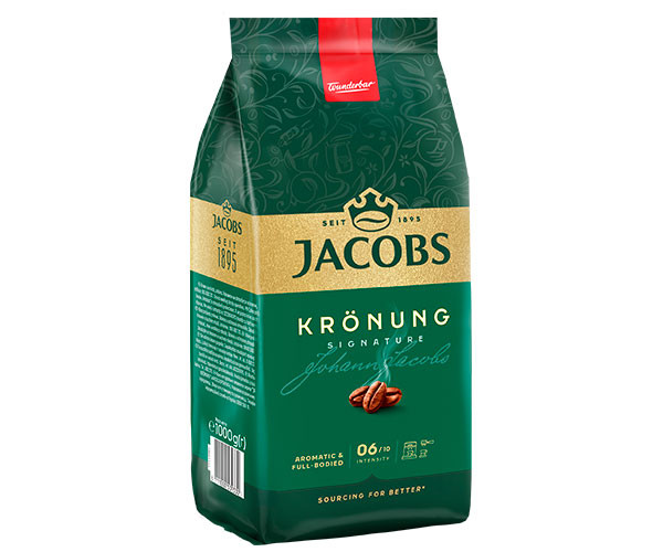 Кофе Jacobs Kronung Signature в зернах 1 кг фото