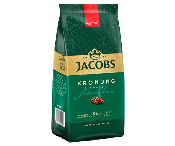 Кофе Jacobs Kronung Signature в зернах 500 г фото