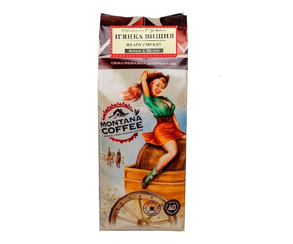 Кофе Montana Coffee Пьяная вишня в зернах 500 г