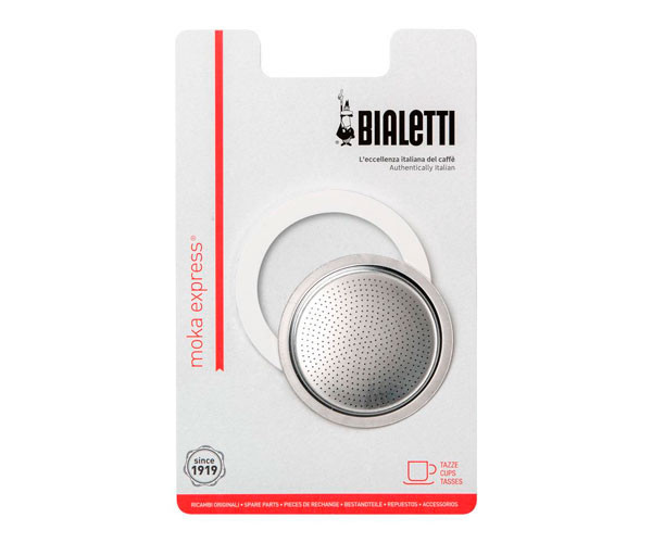 1 уплотнитель + сито для кофеварок Bialetti на 1 порцию