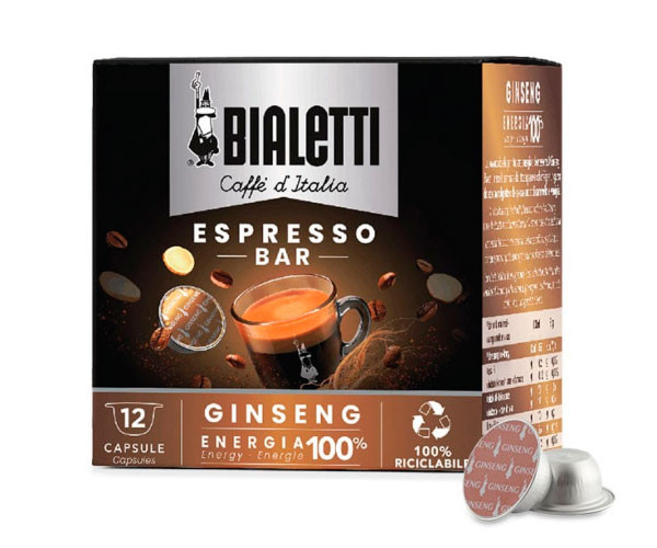 Кофе в капсулах Bialetti Original Ginseng 12 шт