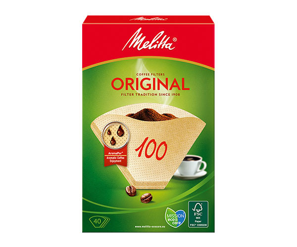 Фильтр-пакет для кофе Melitta 100 бумажный бежевый 40 шт