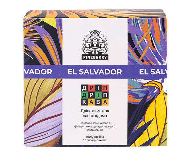 Дрип-кофе Fineberry El Salvador 10 шт цена