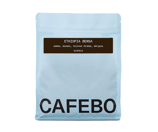 Кофе CafeBoutique Ethiopia Bensa espresso в зернах 250 г