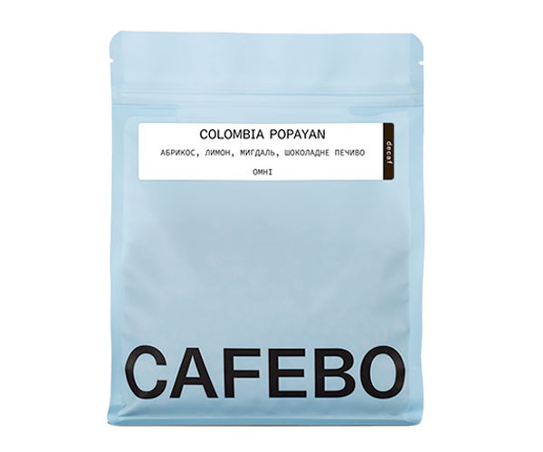 Кофе CafeBoutique Colombia Popayan Decaffeinated omni в зернах 500 г