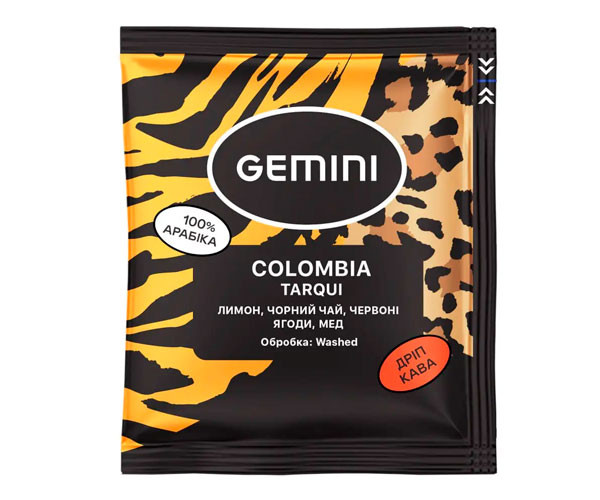Дрип-кофе Gemini Colombia Tarqui filter 20 шт