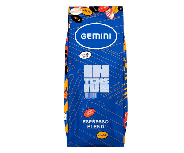 Кофе Gemini Intensive Espresso Blend в зернах 1 кг