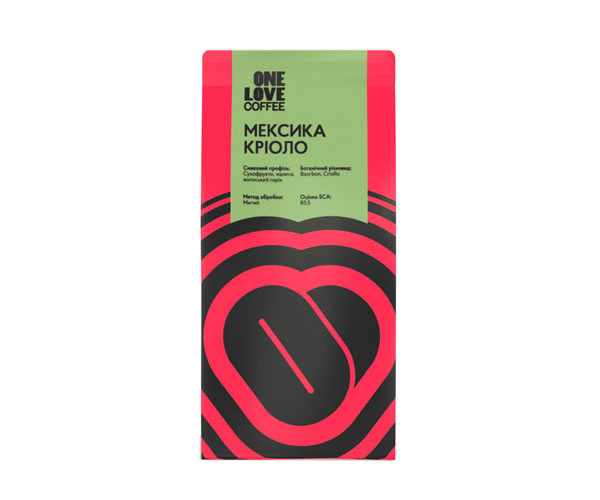 Кофе One Love Mexico Criolo espresso в зернах 250 г