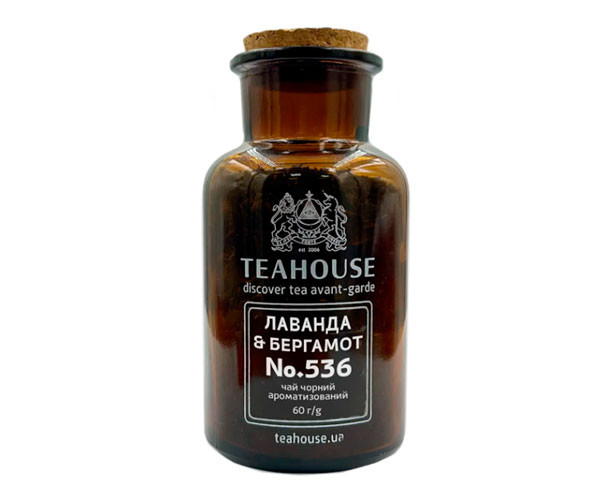 Черный чай Teahouse №536 Лаванда-Бергамот с/б 60 г