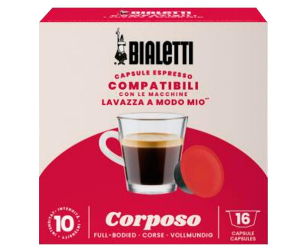 Кофе в капсулах Bialetti A Modo Mio Corposo 16 шт