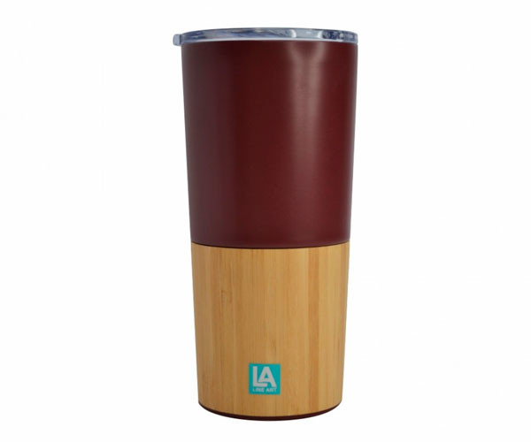 Термокружка Line Art Mao темно-коричневая 500 мл