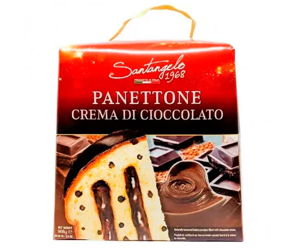 Десерт панеттоне Santangelo с шоколадным кремом 908 г