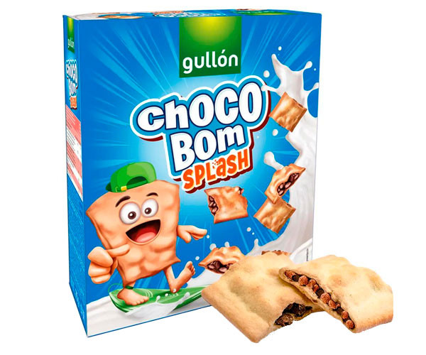 Сухой завтрак GULLON Chocobom Splash в виде печенья 275 г