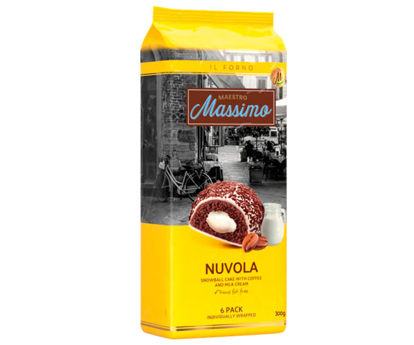 Пирожное Maestro Massimo Nuvola с кофейным кремом 300 г