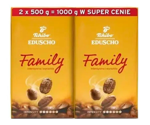 Кофе Tchibo Eduscho Family молотый 2х500 г