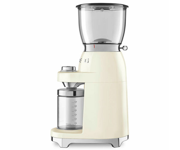 Кофемолка SMEG 50'S RETRO STYLE CGF11CREU бежевая фото