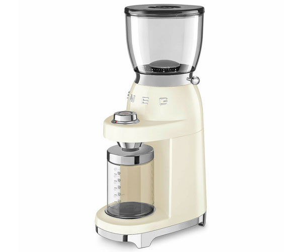 Кофемолка SMEG 50'S RETRO STYLE CGF11CREU бежевая цена