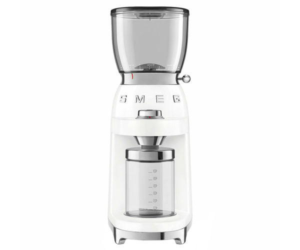 Кофемолка SMEG 50'S RETRO STYLE CGF11WHEU белая