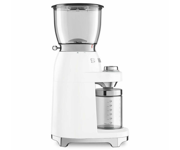 Кофемолка SMEG 50'S RETRO STYLE CGF11WHEU белая купить