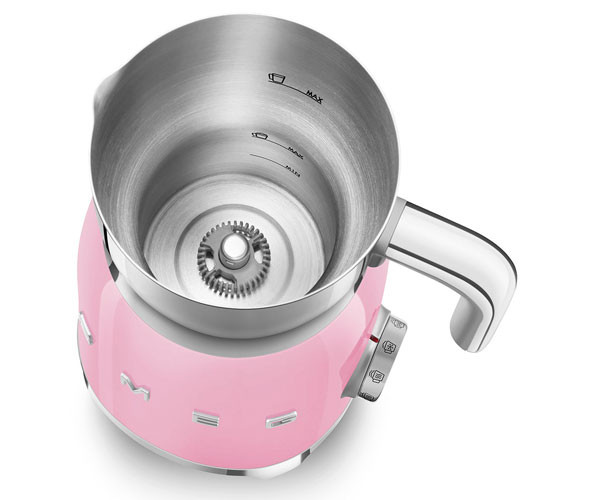 Вспениватель молока SMEG MFF11PKEU розовый цена