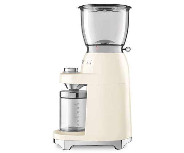 Кофемолка электрическая SMEG CGF11CREU бежевая фото