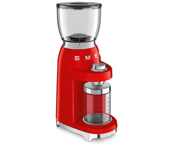 Кофемолка электрическая SMEG CGF11RDEU красная цена