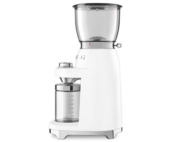 Кофемолка электрическая SMEG CGF11WHEU белая фото