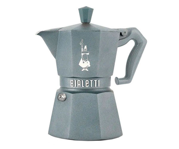 Гейзерная кофеварка Bialetti Moka Exclusive Induction Grey на 6 порций 270 мл