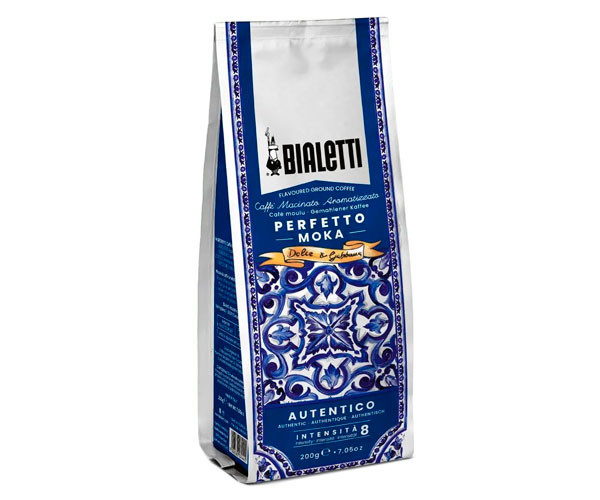 Набор Кофе Bialetti х Dolce & Gabbana Perfetto Moka Autentico молотый 200 г + металлическая банка