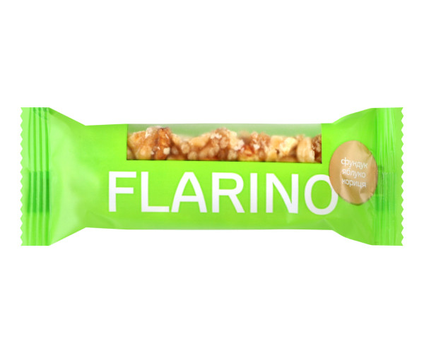 Батончики Flarino с фундуком, яблоком и корицей 15х25 г