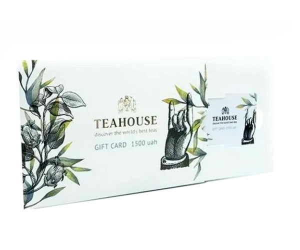 Подарочный сертификат Teahouse на 1500 грн
