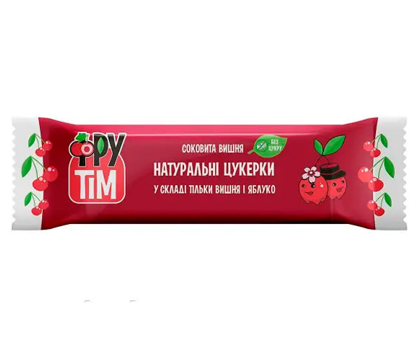 Конфеты ФруТім Яблочно-вишневые 10х20 г