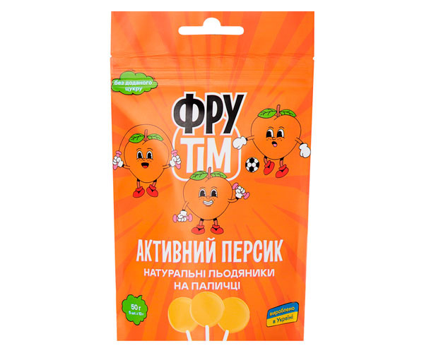 Леденцы ФруТім Персик 5х10 г