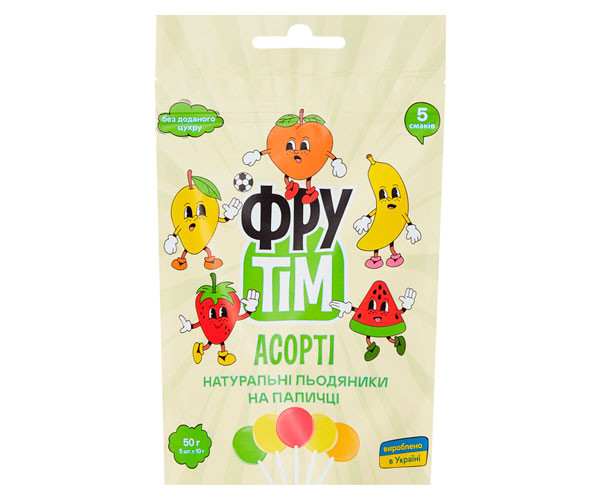 Леденцы ФруТім Ассорти 5х10 г