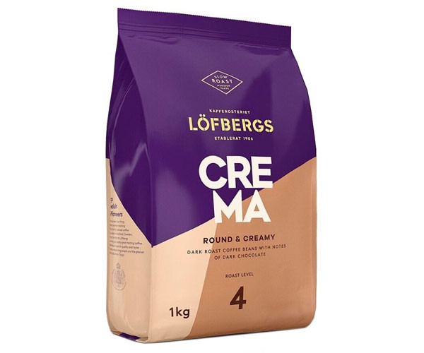 Кофе Lofbergs Crema в зернах 1 кг