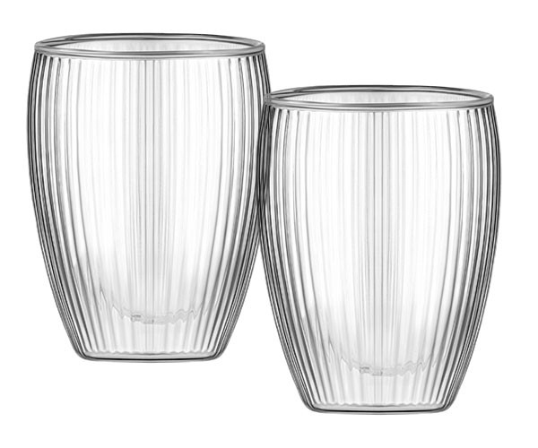 Набор чашек с двойными стенками Ardesto AR2635BN 2 шт 350 мл