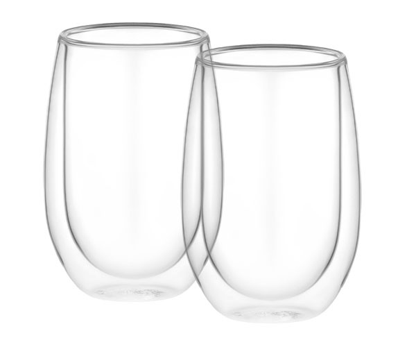 Набор чашек с двойными стенками Ardesto AR2635BV 2 шт 350 мл