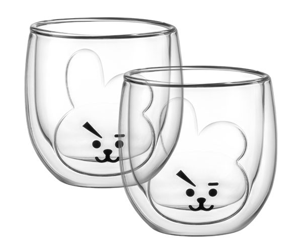 Набор чашек с двойными стенками Ardesto Animals AR2630ARB 2 шт 300 мл