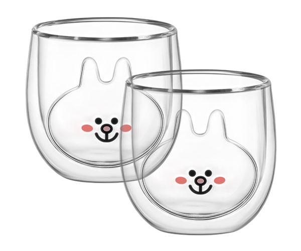 Набор чашек с двойными стенками Ardesto Animals AR2630BAR 2 шт 300 мл