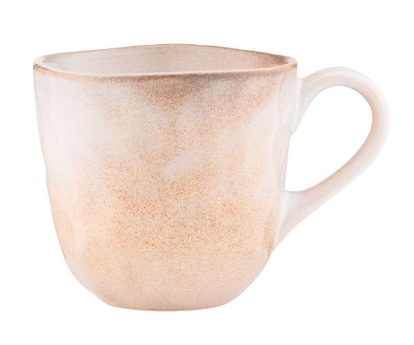 Чашка Ardesto Umbria бежевая 380 мл