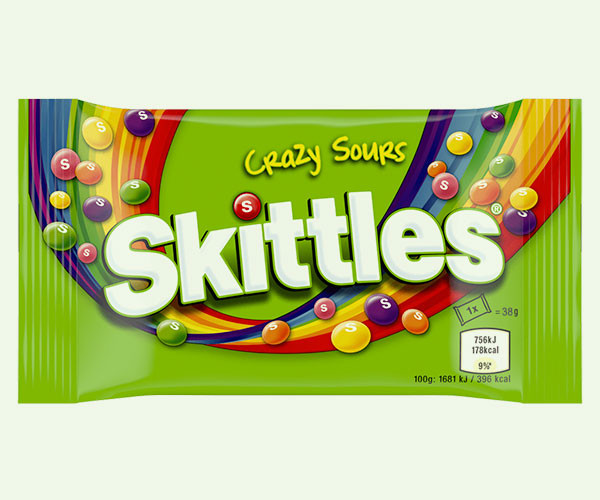 Драже Skittles Grazy Sours 38 г