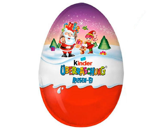 Шоколадное яйцо Kinder Uberraschung Riesen Eli 220 г фото