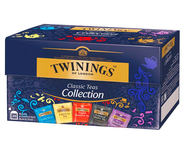 Набор чая Twinings Classic tea collection в пакетиках 20х2 г