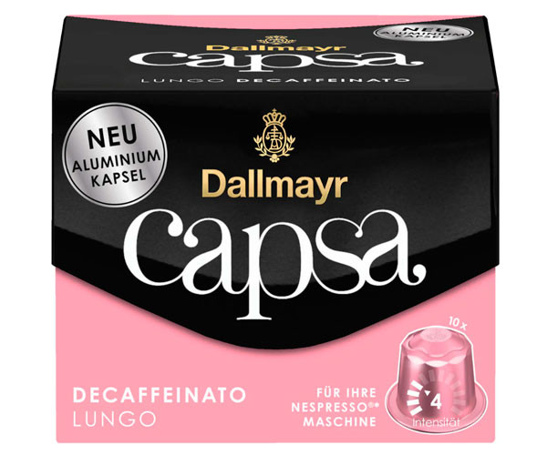 Кофе в капсулах Dallmayr Nespresso Capsa Lungo Decaffeinato - 10 шт