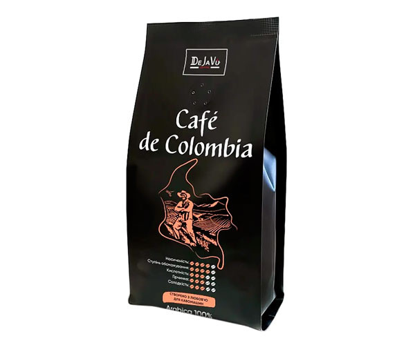Кофе DeJaVu Cafe de Colombia в зернах 250 г