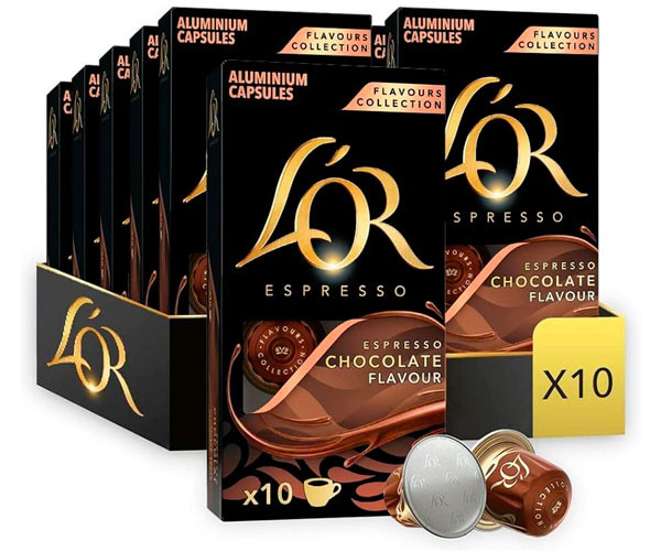 Кофе в капсулах L'OR Espresso Chocolate Nespresso - 10х10 шт